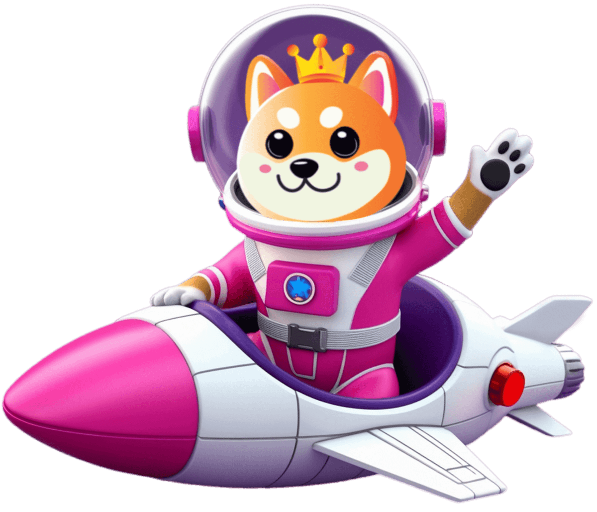 King of Shiba Mascot